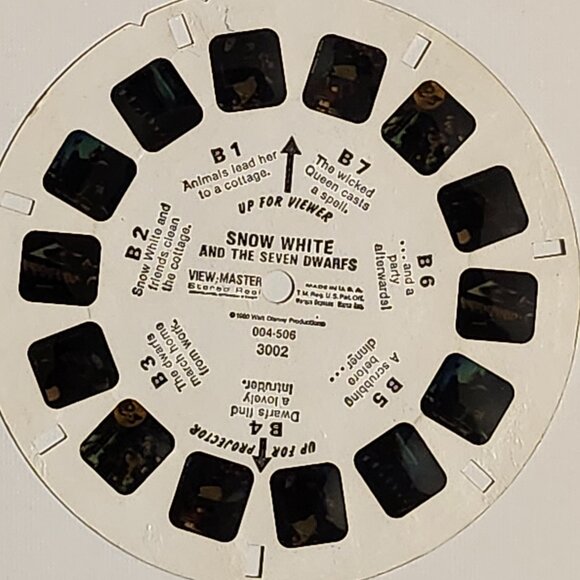 VINTAGE Snow White and the Seven Dwarfs View Master Reels x 3 with Booklet - Picture 4 of 7
